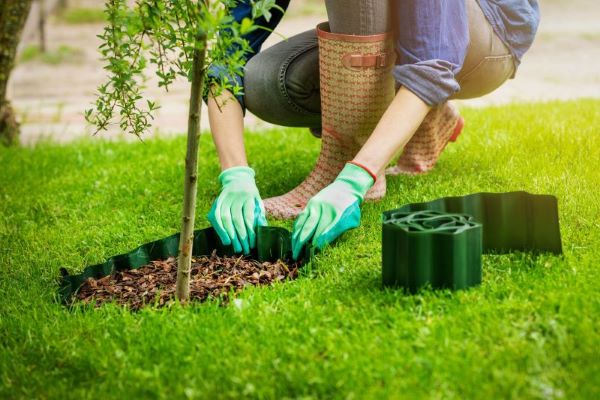 Lawn border edging - how to edge a lawn, lawn boundaries,  lawn edging, Guide to Lawn Edging